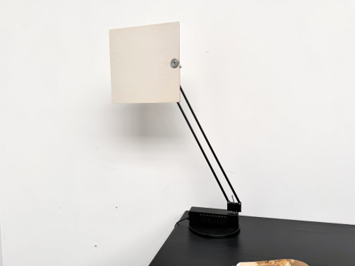 Lampe de bureau / table "WO" par Sacha Ketoff - Édition Aluminor, circa 1980, vue 3