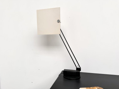 Lampe de bureau / table "WO" par Sacha Ketoff - Édition Aluminor, circa 1980, vue 3
