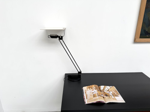 Lampe de bureau / table "WO" par Sacha Ketoff - Édition Aluminor, circa 1980, vue 9