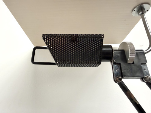 Lampe de bureau / table "WO" par Sacha Ketoff - Édition Aluminor, circa 1980, vue 12