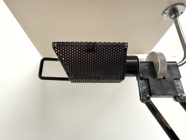 Lampe de bureau / table "WO" par Sacha Ketoff - Édition Aluminor, circa 1980, vue 12