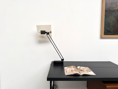 Lampe de bureau / table "WO" par Sacha Ketoff - Édition Aluminor, circa 1980, vue 16