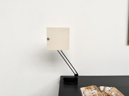 Lampe de bureau / table "WO" par Sacha Ketoff - Édition Aluminor, circa 1980, vue 17