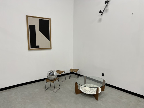 Table basse Hugues Poignant, circa 1970, vue 17