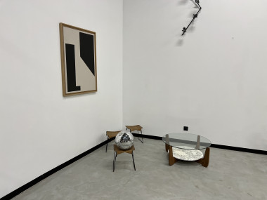 Table basse Hugues Poignant, circa 1970, vue 18