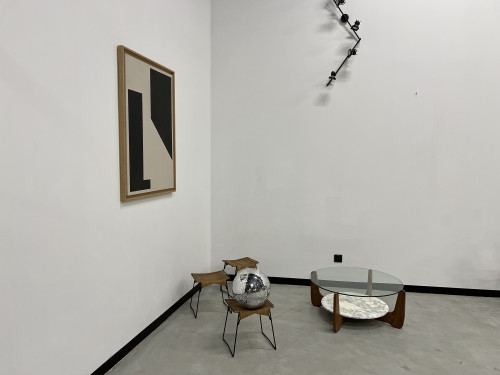 Table basse Hugues Poignant, circa 1970, vue 19