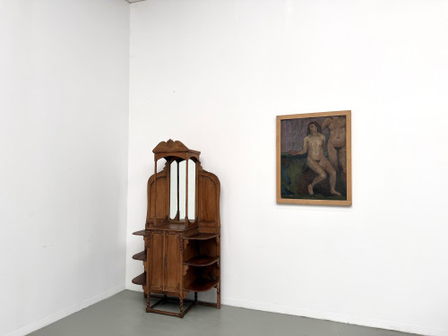 Cabinet dressoir d'Art Populaire, 1900, vue 23