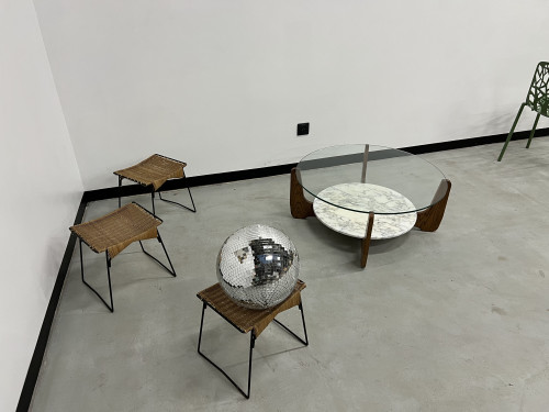 Table basse Hugues Poignant, circa 1970, vue 22