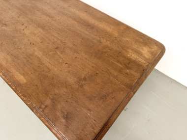 Table en chêne massif à 6 pieds tournés (1900), vue 6