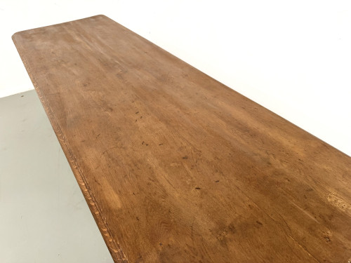 Table en chêne massif à 6 pieds tournés (1900), vue 7