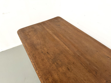 Table en chêne massif à 6 pieds tournés (1900), vue 9