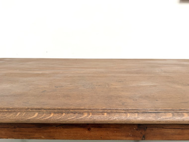 Table en chêne massif à 6 pieds tournés (1900), vue 15