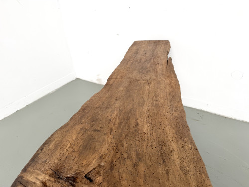 Table basse organique en peuplier massif, vue 17