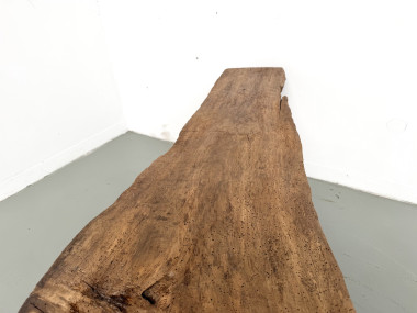 Table basse organique en peuplier massif, vue 17