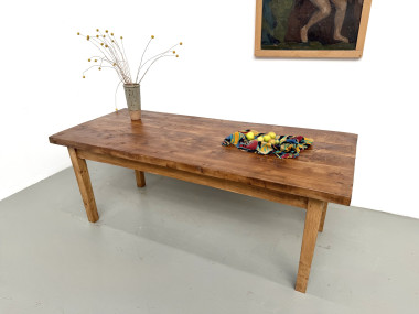 Table en chêne massif – années 50, vue 6