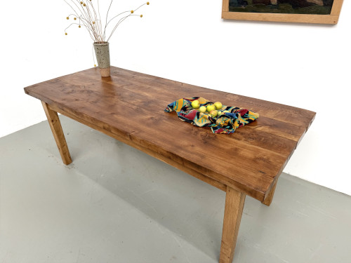 Table en chêne massif – années 50, vue 7