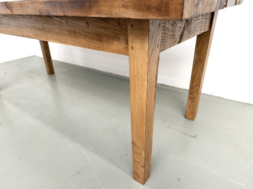 Table en chêne massif – années 50, vue 11