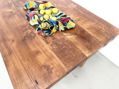 Table en chêne massif – années 50, vue 14