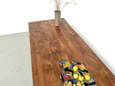Table en chêne massif – années 50, vue 17
