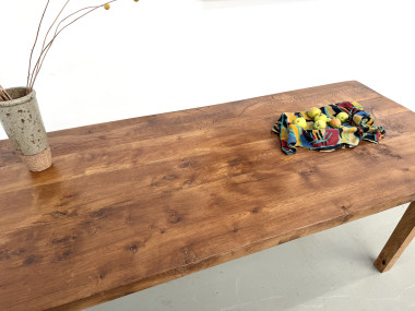 Table en chêne massif – années 50, vue 19