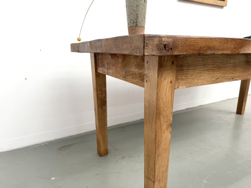 Table en chêne massif – années 50, vue 23