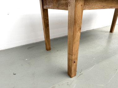 Table en chêne massif – années 50, vue 24