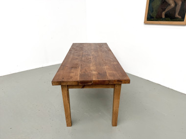 Table en chêne massif – années 50, vue 26