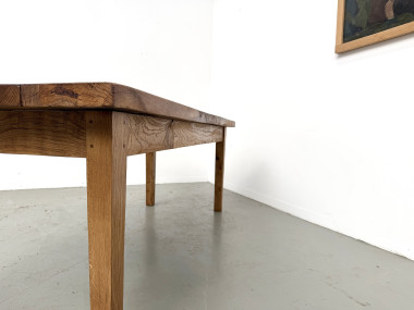 Table en chêne massif – années 50, vue 27