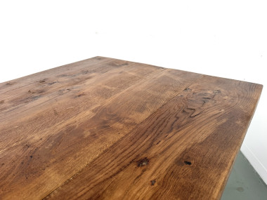 Table en chêne massif – années 50, vue 28