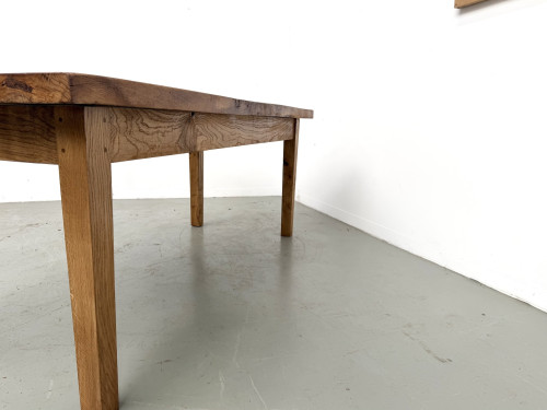 Table en chêne massif – années 50, vue 30