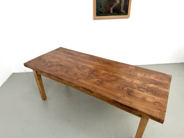 Table en chêne massif – années 50, vue 32