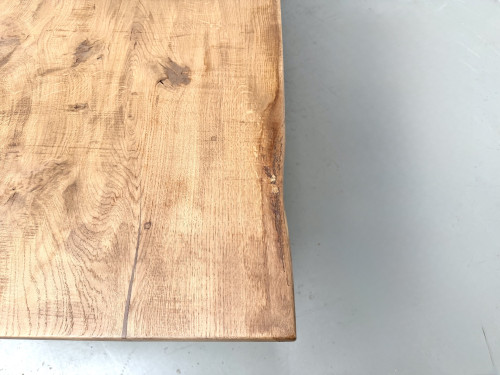 Très grande table de ferme en chêne massif, années 1950 – L300 cm, vue 25
