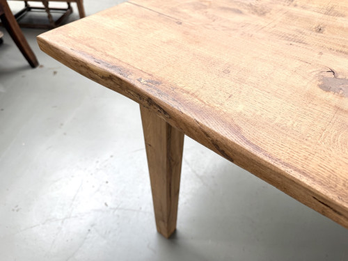 Très grande table de ferme en chêne massif, années 1950 – L300 cm, vue 27