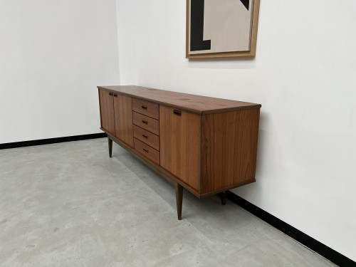 Enfilade scandinave en teck des années 60, vue 6