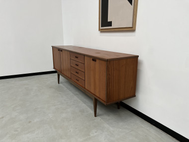 Enfilade scandinave en teck des années 60, vue 6
