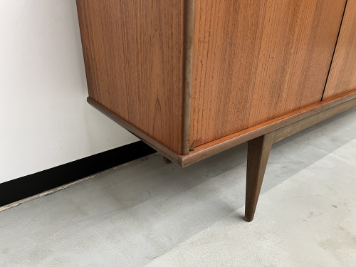 Enfilade scandinave en teck des années 60, vue 14