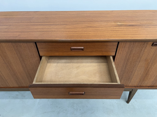 Enfilade scandinave en teck des années 60, vue 18