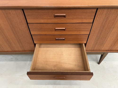 Enfilade scandinave en teck des années 60, vue 19