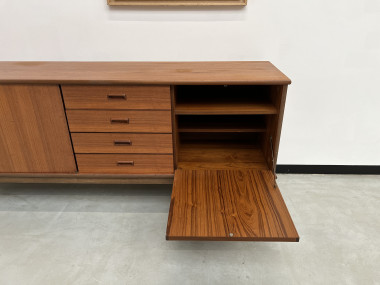 Enfilade scandinave en teck des années 60, vue 20