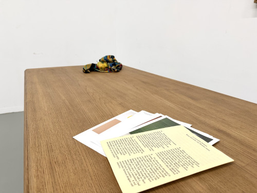 Fil régulier du placage de chêne sur le plateau de la table de campagne