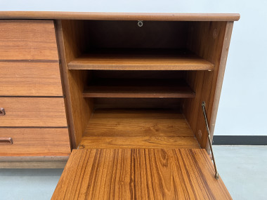 Enfilade scandinave en teck des années 60, vue 21