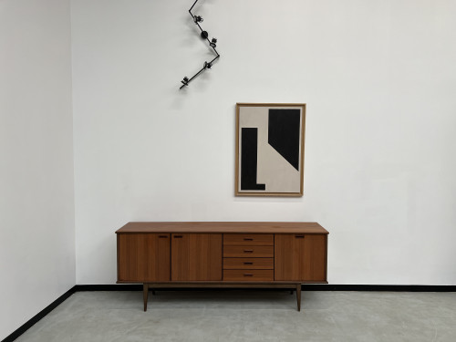 Enfilade scandinave en teck des années 60, vue 22