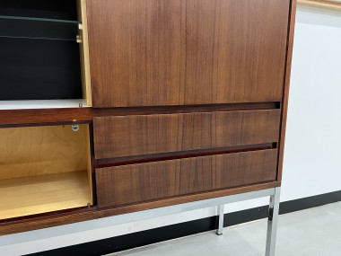 Drink-cabinet en palissandre d'Afrique Alain Richard, vue 10