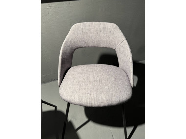Paire de chaises tonneau des années 50, esprit Pierre Guariche