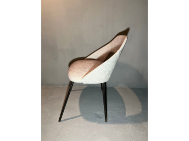 Paire de chaises tonneau des années 50, esprit Pierre Guariche