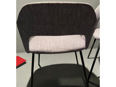 Paire de chaises tonneau des années 50, esprit Pierre Guariche