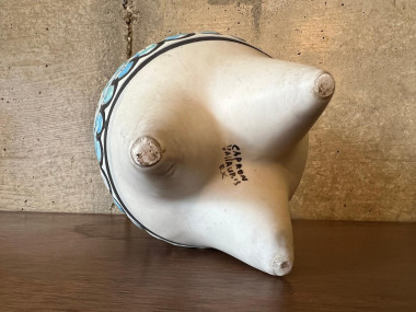 Vase Molaire de Roger Capron, Vallauris, années 50-60