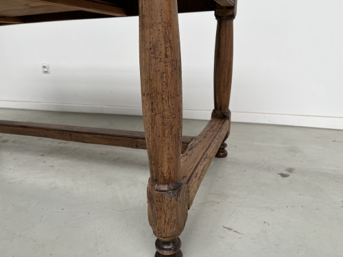 Table de ferme en chêne, fin XIXème, vue 7