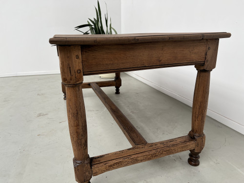Table de ferme en chêne, fin XIXème, vue 8