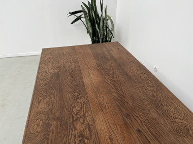 Table de ferme en chêne, fin XIXème, vue 10